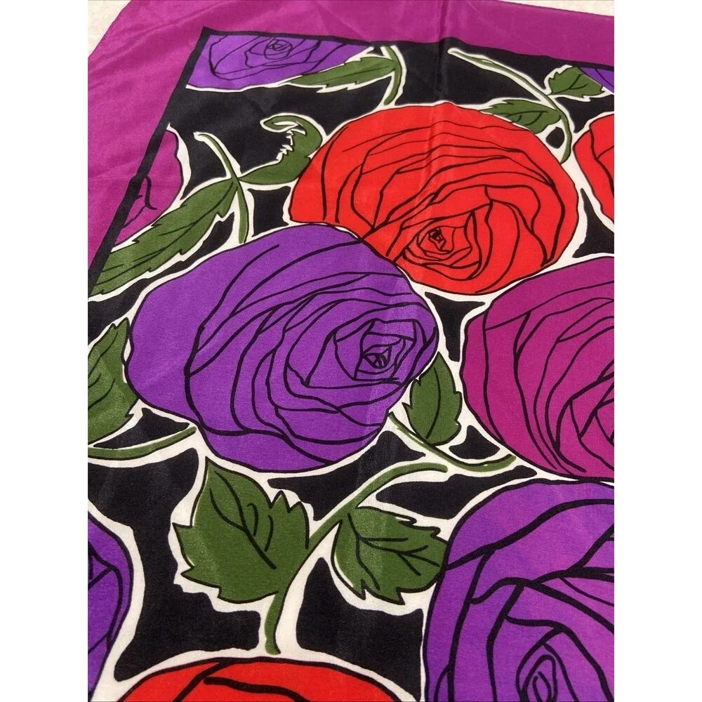 Vintage Christian Dior Square Silk Scarf 34